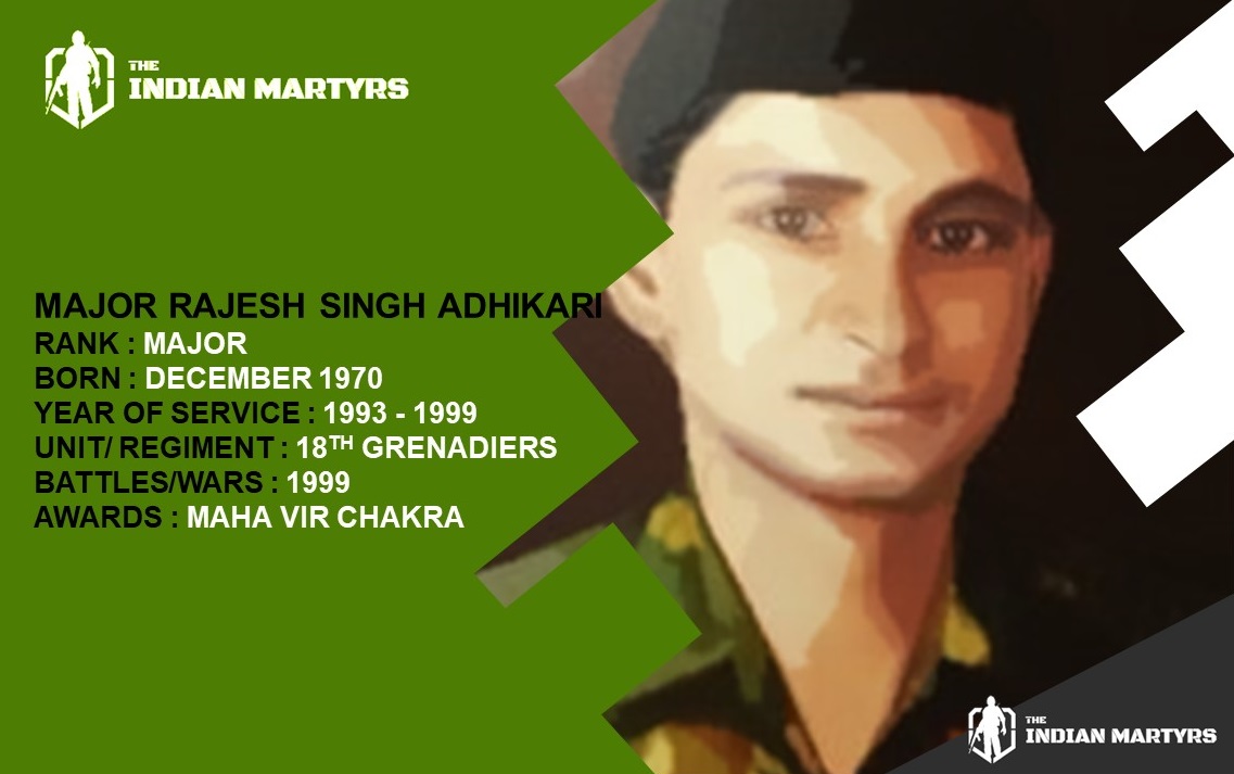 MAJOR RAJESH SINGH ADHIKARI The Indian Martyrs